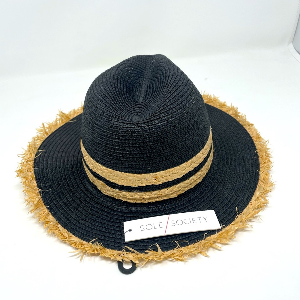 Sole Society Hat Black Noir